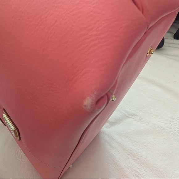 Dooney & Bourke Florentine Leather Dillen Satchel Bubble Gum Pink BAG & … - Picture 11 of 14
